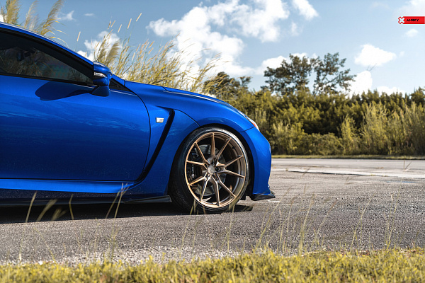 Фото дисков Anrky AN12 Сатиновое темное золото на Lexus RC