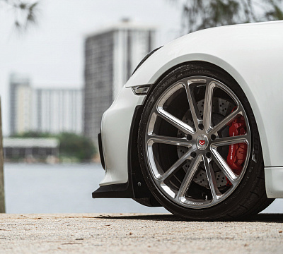 Фото дисков Vossen CG-203 на Porsche Cayman II