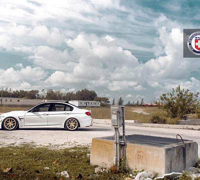 Фото дисков HRE R101 на BMW 3/M3 (F3x/F80)