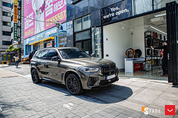 Фото дисков Vossen HF-5 Черный сатин на BMW X5/X5 M (G05/G18/F95)