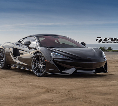 Фото дисков HRE P104 на McLaren 570S