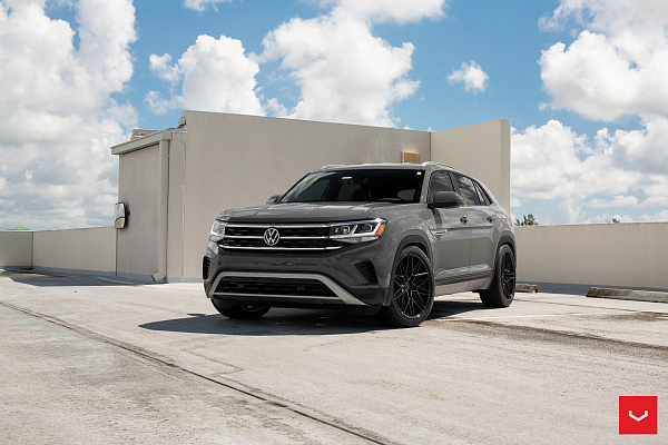 Фото дисков Vossen HF-7 Черный глянец на Volkswagen Atlas
