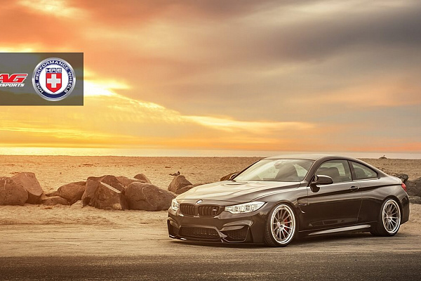 Фото дисков HRE 303 Глянцевый тонированный лак на BMW 4/M4 (F32/F82)