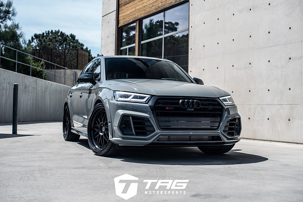 Фото дисков HRE 540 Черный сатин на Audi Q5 (FY)