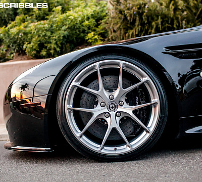 Фото дисков HRE P101 на Aston Martin Vantage 3