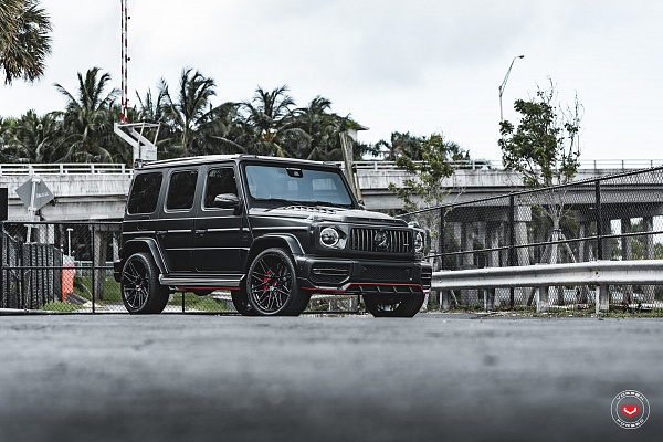 Фото дисков Vossen S17-07 Черный глянец на Mercedes-Benz G-Class III