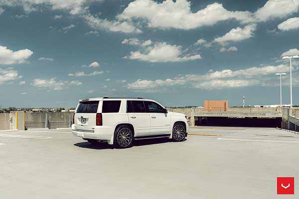 Фото дисков Vossen HF6-3 Алмазная проточка на Chevrolet Tahoe IV