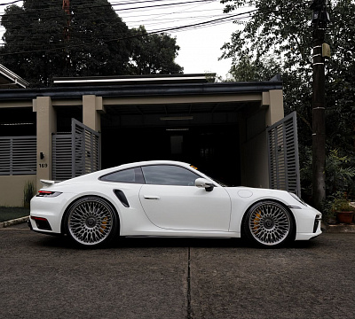 Фото дисков Brixton Forged TR20 на Porsche 911 VIII