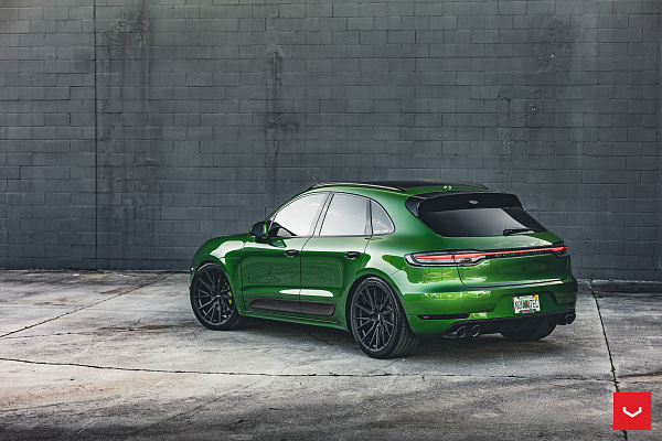 Фото дисков Vossen HF-4T Черный сатин на Porsche Macan I
