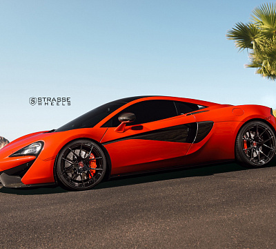 Фото дисков Strasse Wheels SM5R Deep Concave Monoblock на McLaren 570S