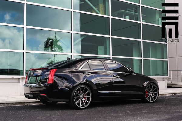 Фото дисков Vossen VFS-1 Серебро на Cadillac ATS