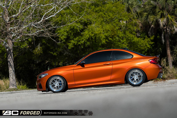 Фото дисков BC Forged LE52 // MLE52 Глянцевый лак на BMW 2/M2 (F22/F87)