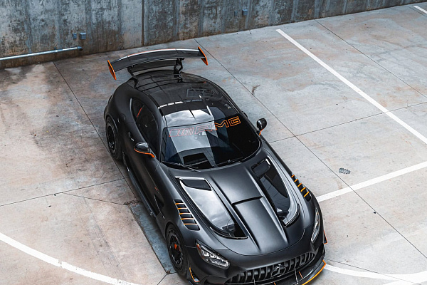Фото дисков Brixton Forged PF7 Aerotech Черный сатин на Mercedes-Benz AMG GT I