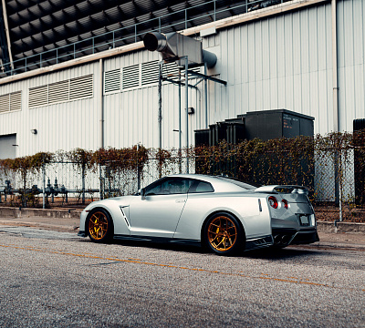 Фото дисков Vossen S21-01 на Nissan GT-R