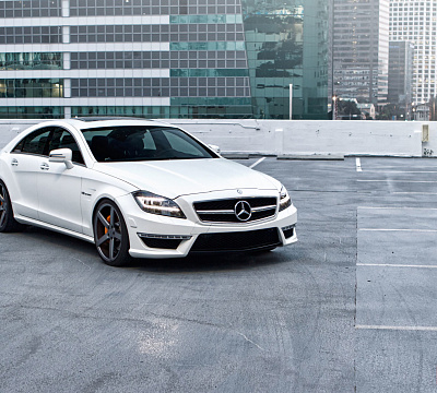 Фото дисков Vossen CV3 на Mercedes-Benz CLS (C218)
