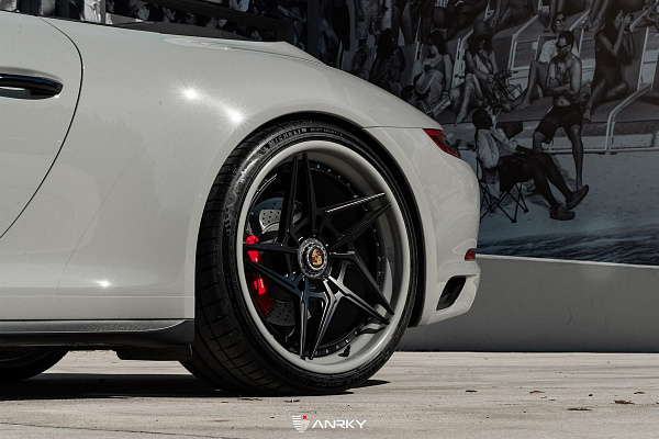 Фото дисков Anrky S3-X3 Черный сатин на Porsche 911 VII