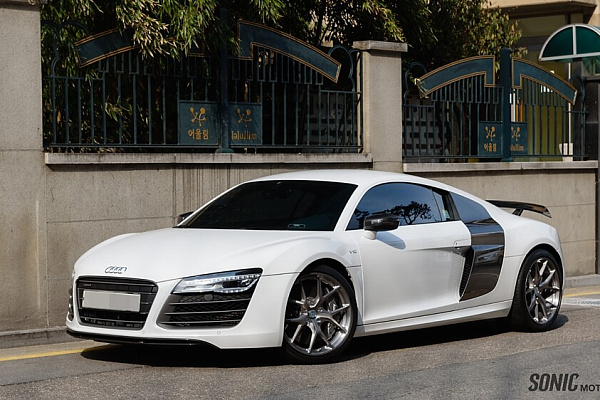 Фото дисков HRE P101 Глянцевый тонированный лак на Audi R8 (Typ 42)