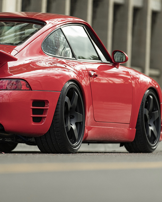 Фото дисков ROC Черный матовый на Porsche 911 II