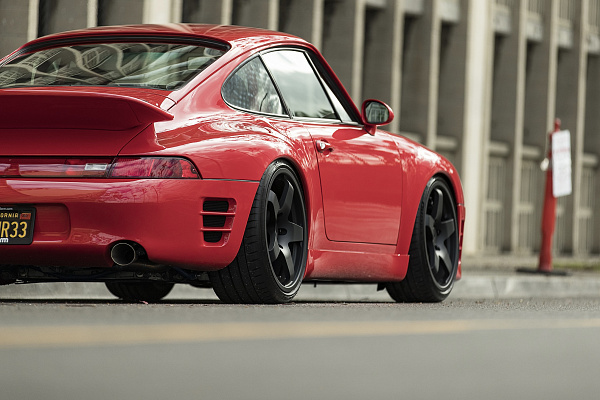 Фото дисков Rotiform ROC Черный матовый на Porsche 911 II