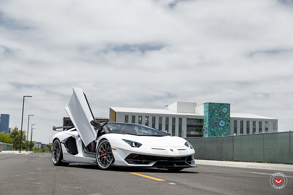 Фото дисков Vossen S17-01 (3-Piece) Глянцевый темный лак на Lamborghini Aventador