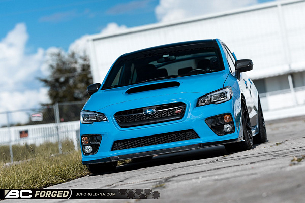 Фото дисков BC Forged HCS02 Черный матовый на Subaru WRX VA
