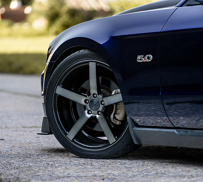 Фото дисков Vossen CV3 на Ford Mustang V