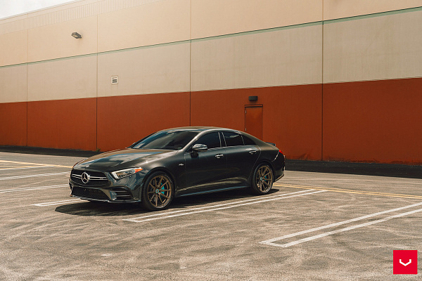 Фото дисков Vossen HF-3 Сатиновая бронза на Mercedes-Benz CLS (C257)
