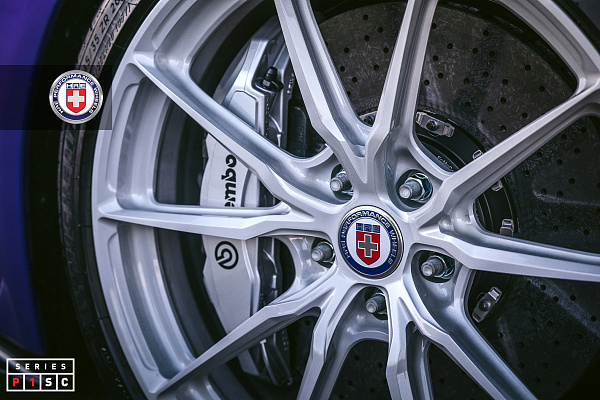Фото дисков HRE P104SC Глянцевый лак на Ford GT II