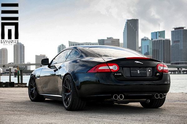 Фото дисков HRE P101 Глянцевый графит на Jaguar XKR II