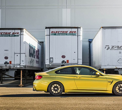 Фото дисков HRE P104 на BMW 4/M4 (F32/F82)