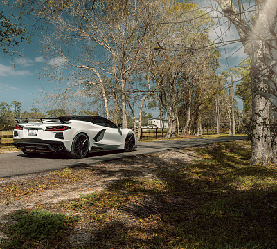 Фото дисков Vossen HF-7 на Chevrolet Corvette C8