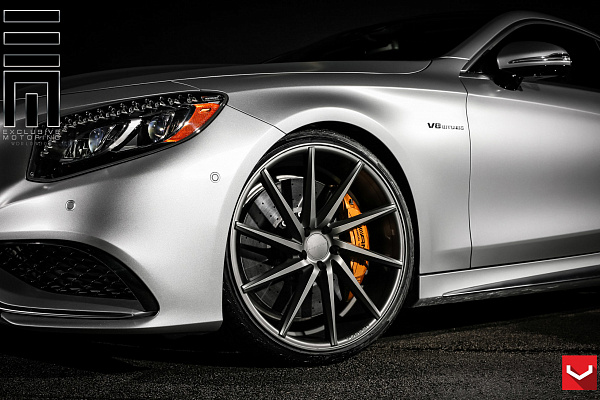 Фото дисков Vossen CVT Сатиновый графит на Mercedes-Benz S-Class (W222, C217)