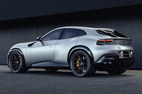 Фото дисков Brixton Forged FDE11 Черный сатин на Ferrari Purosangue