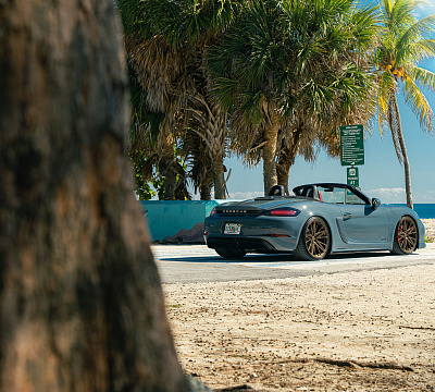 Фото дисков Vossen M-X6 на Porsche Cayman II