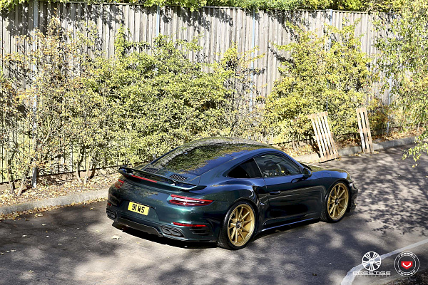 Фото дисков Vossen ML-X2 Глянцевое золото на Porsche 911 VII