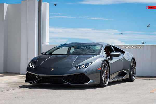Фото дисков Anrky AN34 Глянцевый тонированный лак на Lamborghini Huracan