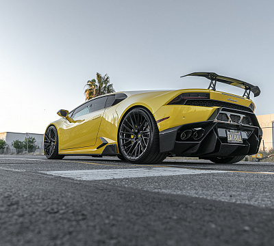 Фото дисков Vossen EVO-6T на Lamborghini Huracan