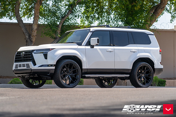 Фото дисков Vossen HF6-4 Черный глянец на Lexus GX III