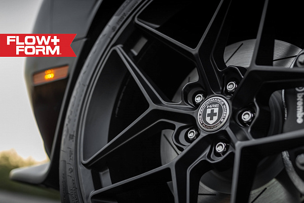 Фото дисков HRE FF11 Черный сатин на Dodge Challenger III