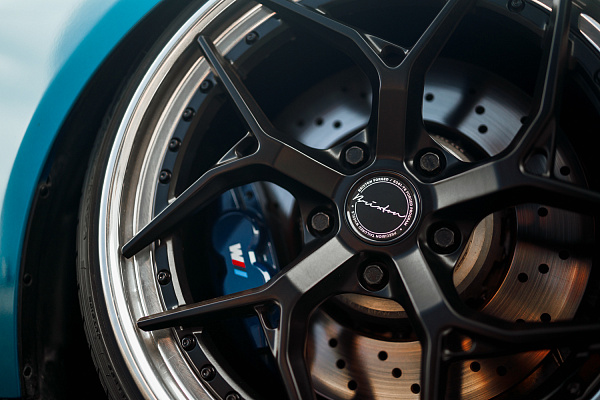Фото дисков Brixton Forged PF5 Черный сатин на BMW 2/M2 (F22/F87)
