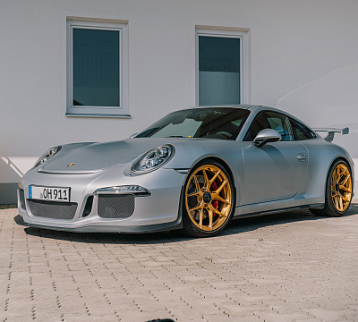 Фото дисков Vossen S21-01 на Porsche 911 VII