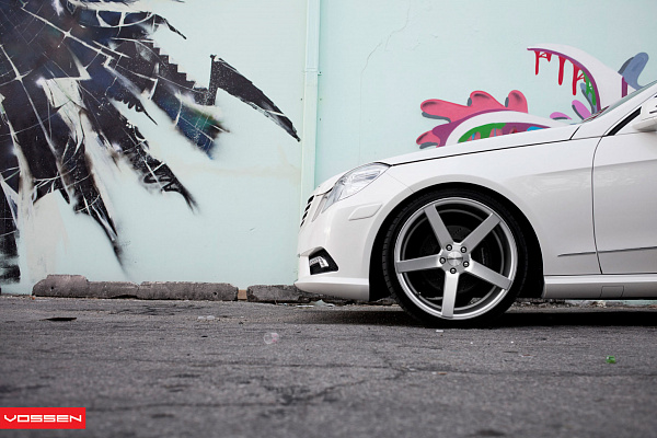 Фото дисков Vossen CV3 Серебро на Mercedes-Benz E-Class (W212, S212, C207)