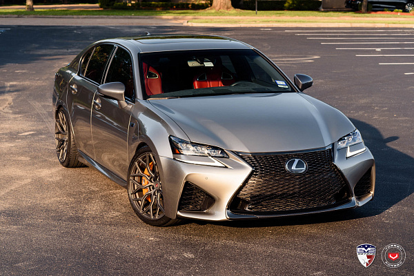 Фото дисков Vossen S17-01 Матовый графит на Lexus GS IV