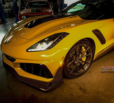 Фото дисков Anrky AN12 на Chevrolet Corvette C7