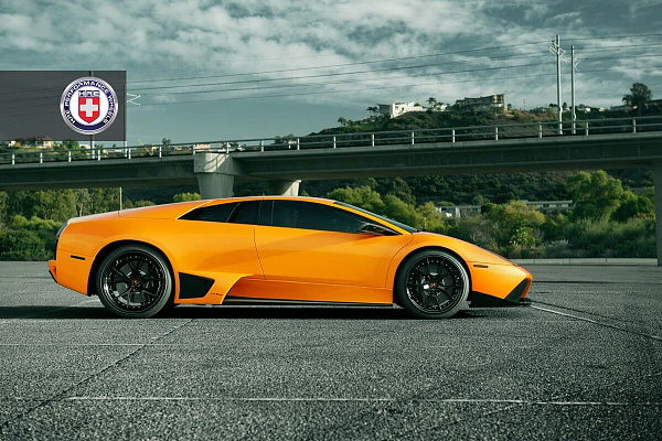 Фото дисков HRE S101 Черный глянец на Lamborghini Murcielago