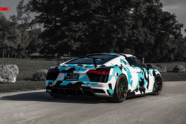 Фото дисков Anrky AN12 Глянцевая темная бронза на Audi R8 (4S)