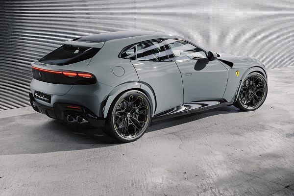 Фото дисков Brixton Forged PF14 R / RS Черный сатин на Ferrari Purosangue