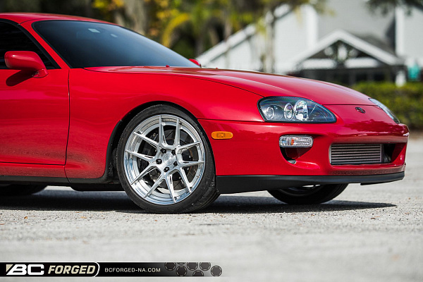 Фото дисков BC Forged HCA381 Глянцевый лак на Toyota Supra A80