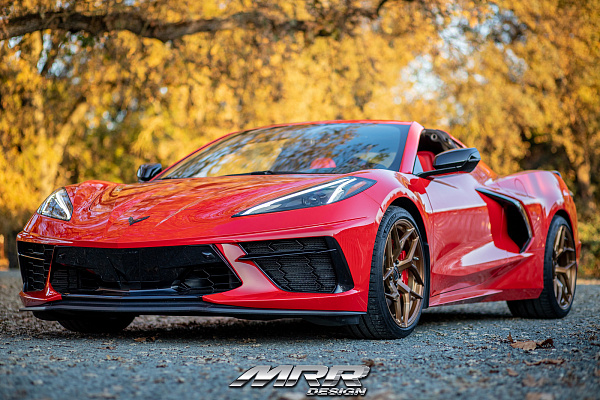 Фото дисков MRR F10 Глянцевая медь на Chevrolet Corvette C8