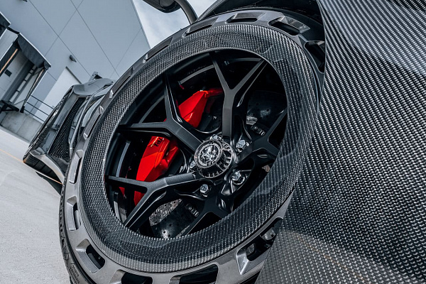 Фото дисков Brixton Forged PF7 Aerotech Черный сатин на Ferrari 458